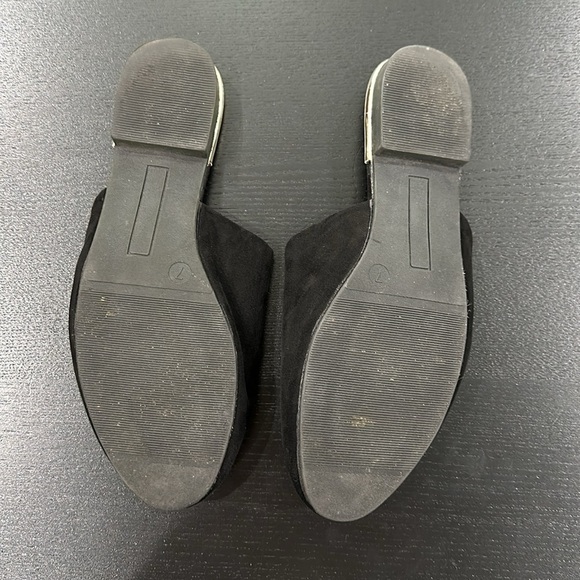 Charles Albert Black Suede Slip-On Flats - 7 - Picture 6 of 6